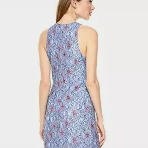 #D1 Avec Les Filles Floral Lace Sleeveless Shift Dress - Picture 2 of 7
